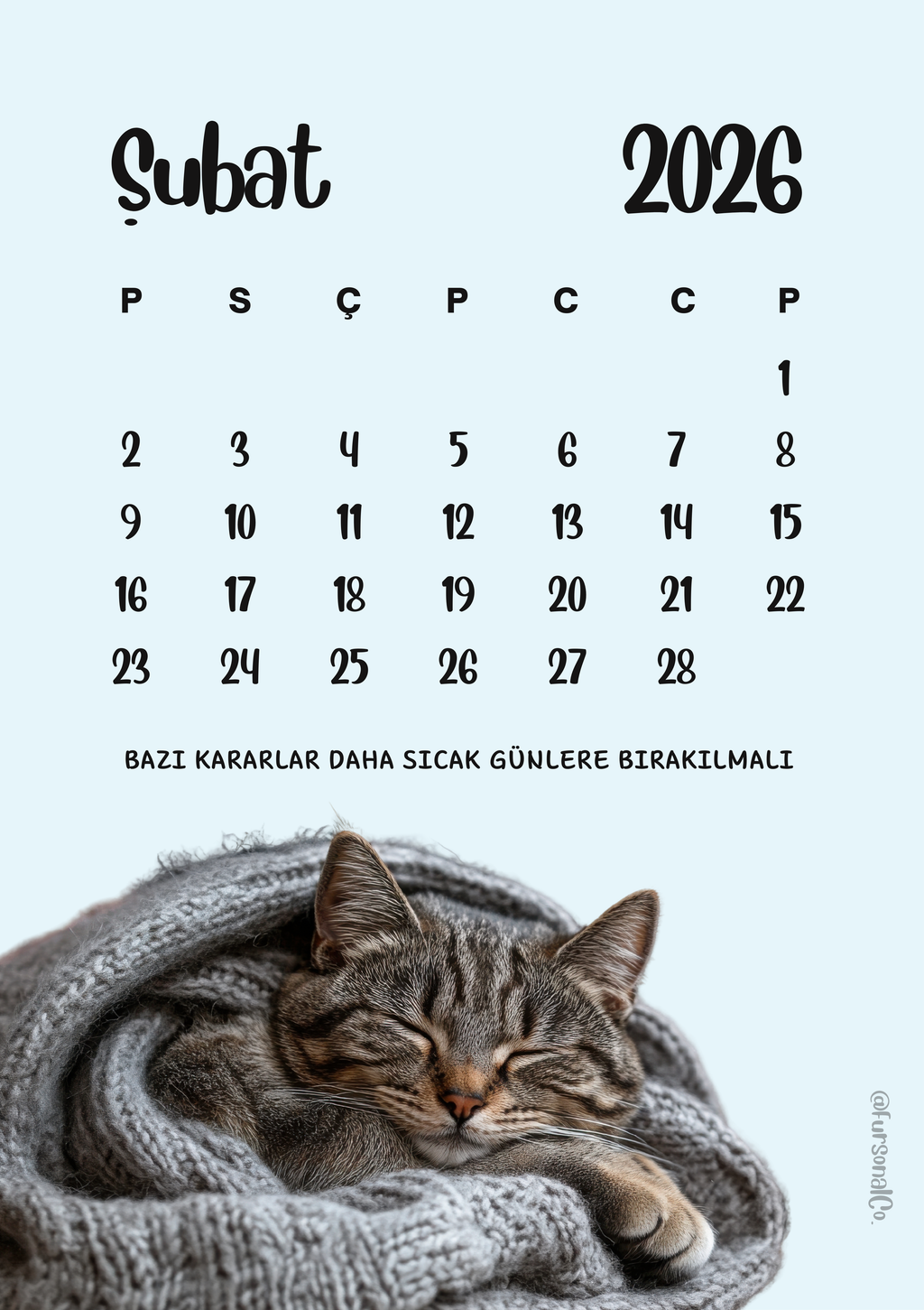 Mırıl Motivasyon Takvimim