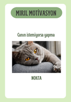Mırıl Motivasyon Kartları