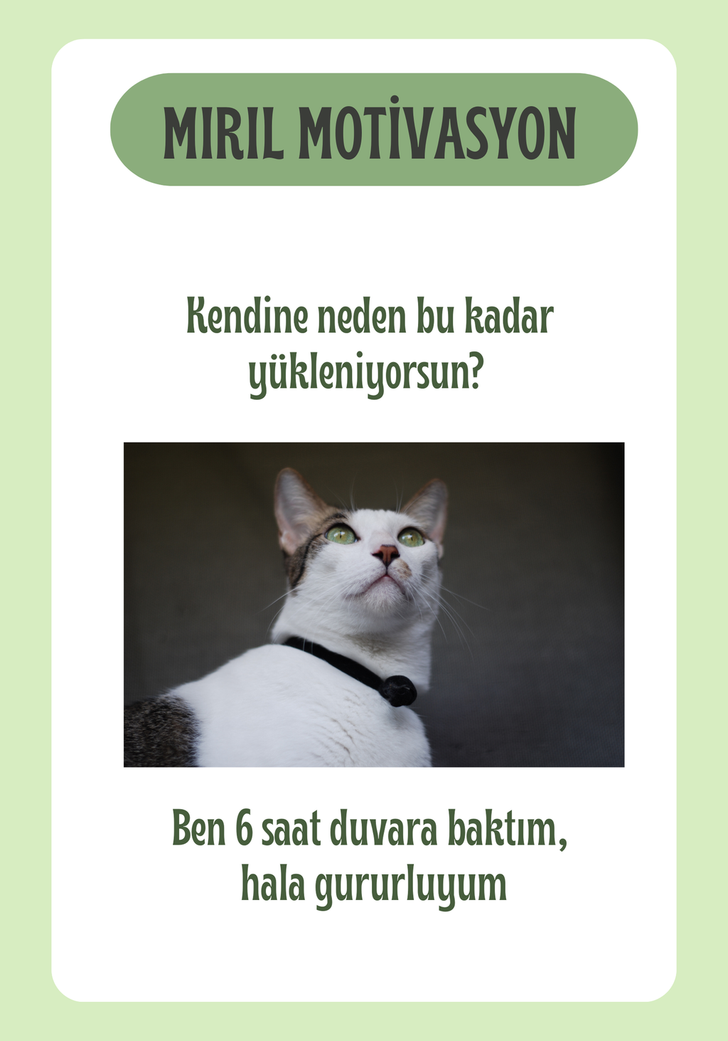 Mırıl Motivasyon Kartları