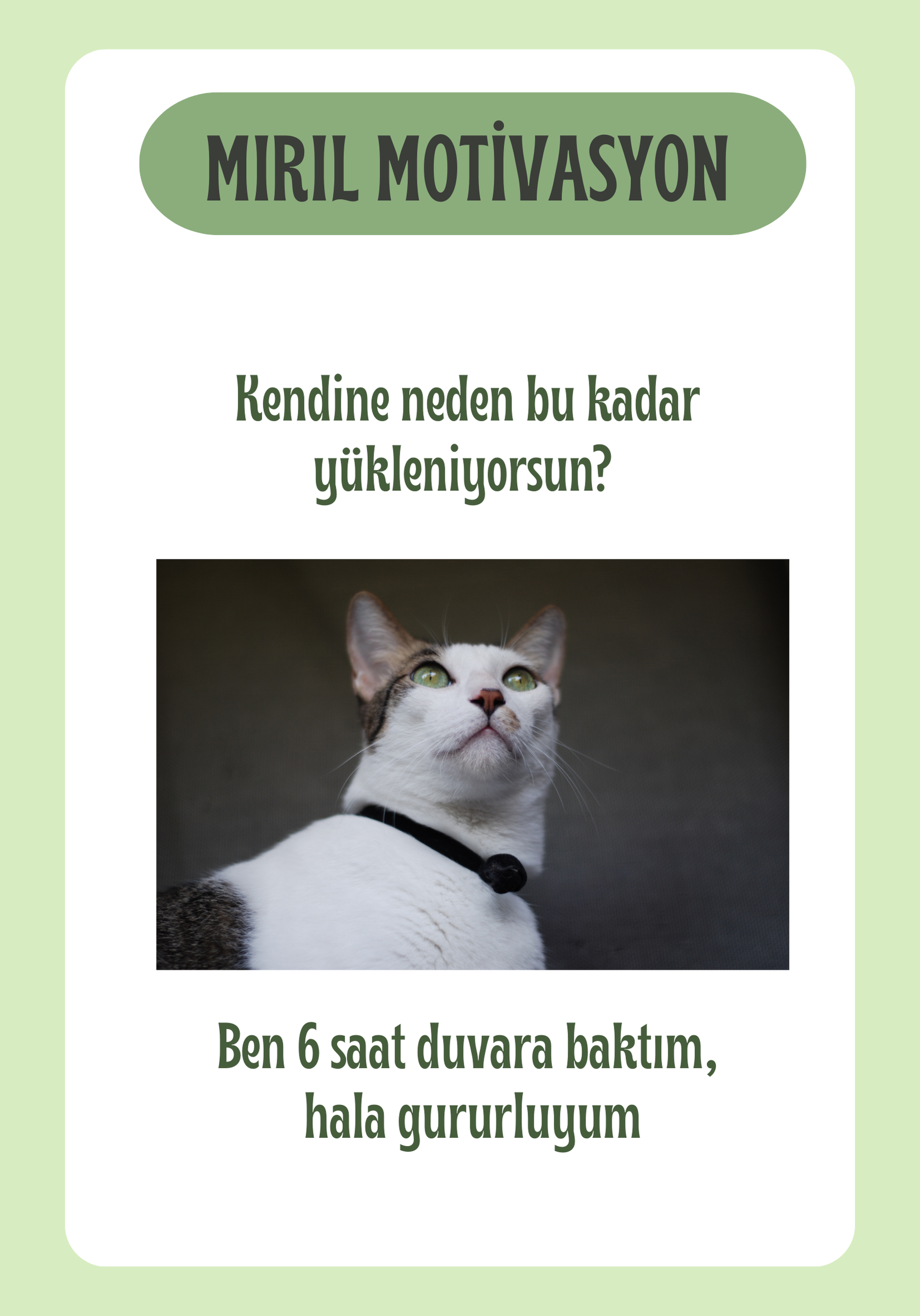 Mırıl Motivasyon Kartları